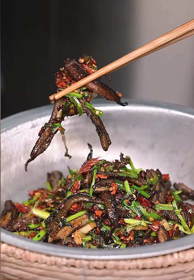 毛肚炒鳝鱼
